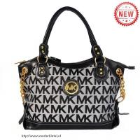 michael kors jacquard monogram groot grijs boekentassen Belgie Online ld193201